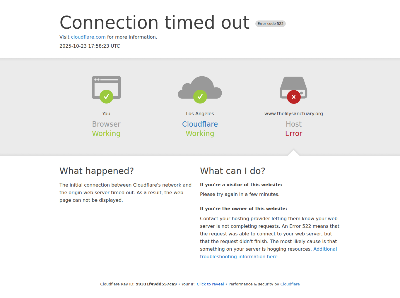 Screenshot of The Lily Sanctuary