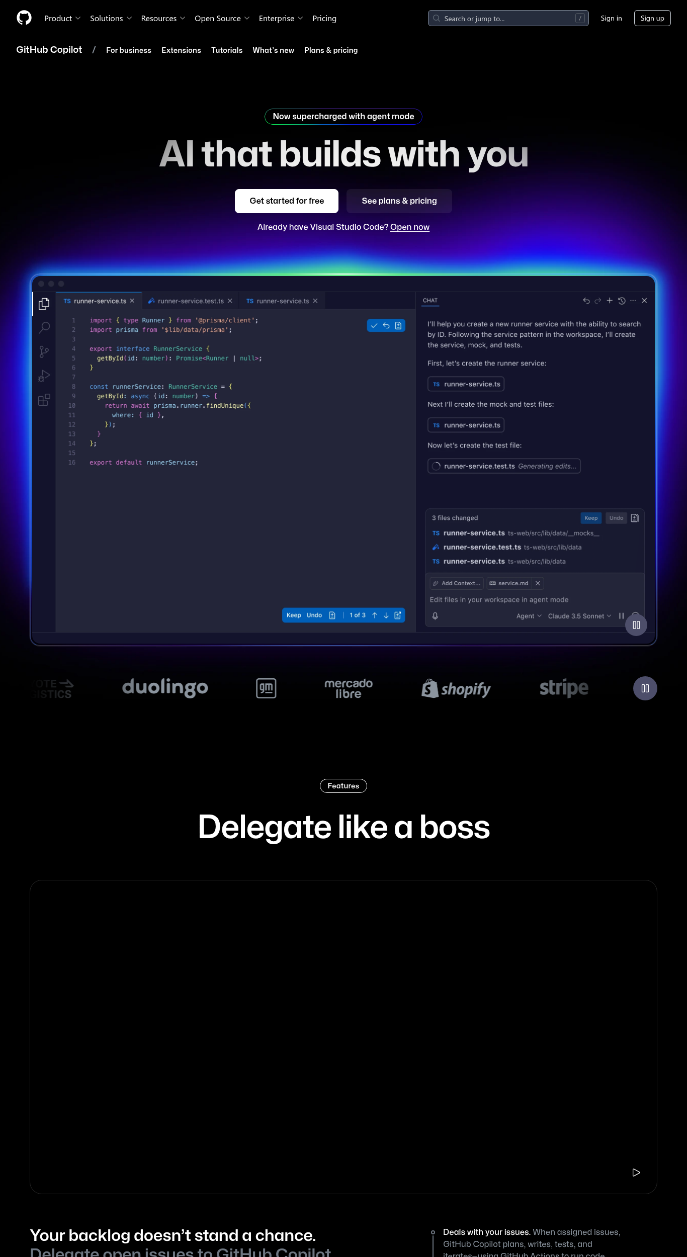 GitHub Copilot Screenshot