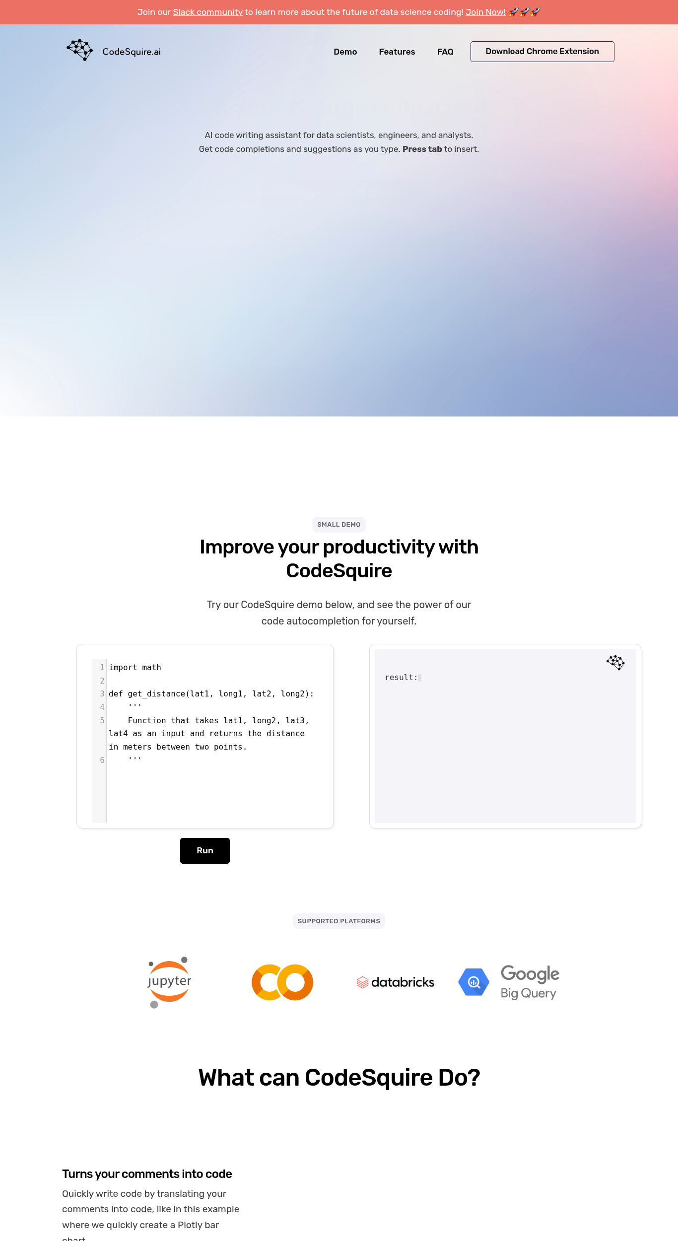 CodeSquire Screenshot