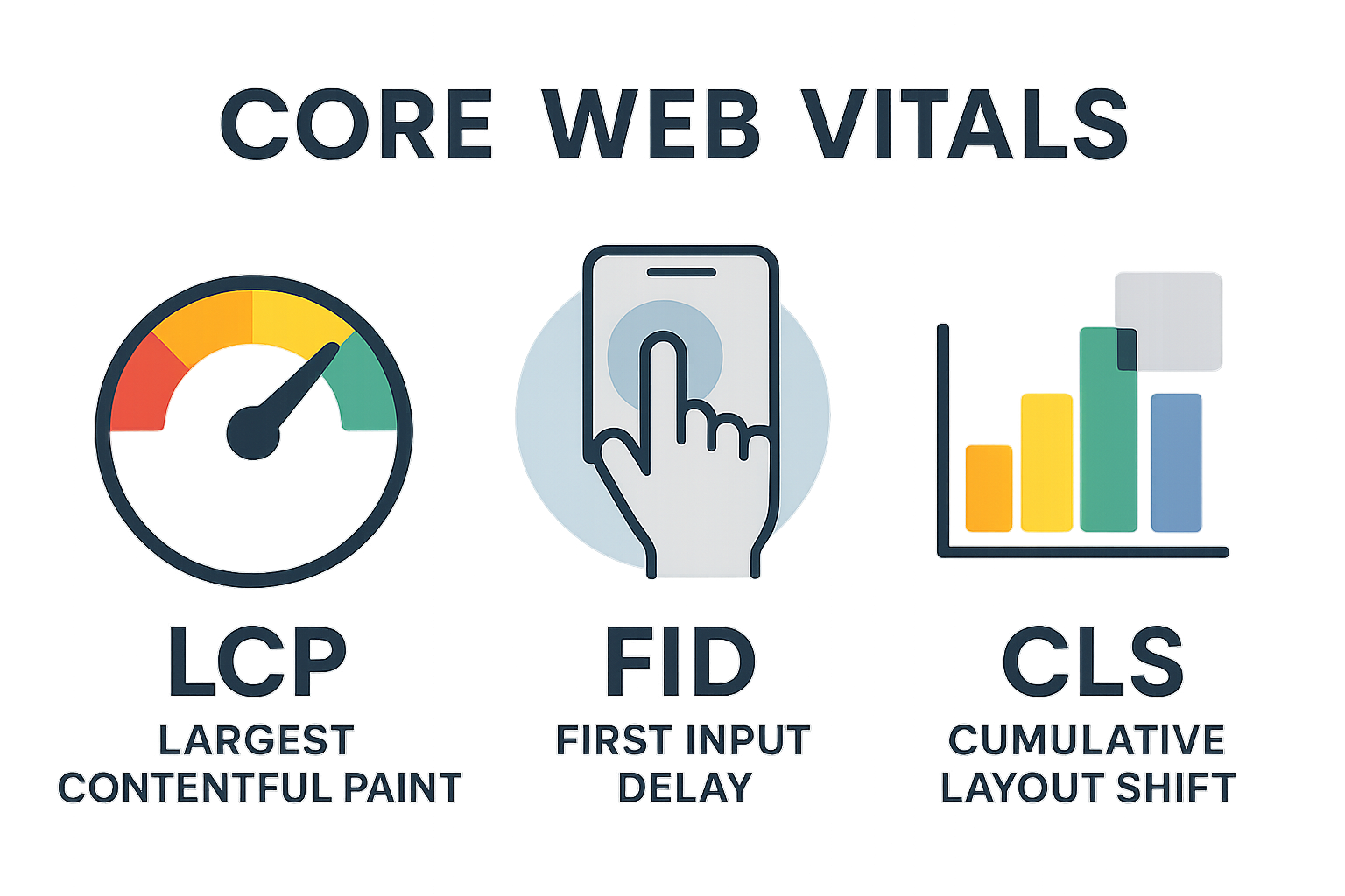 Core Web Vitalsの3つの指標